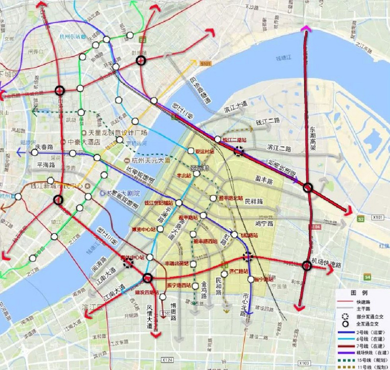 杭州地鐵四期規劃已上報裡面有富陽的14號線