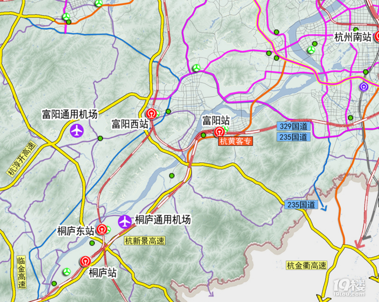 杭州市综合交通专项规划草案涉及富阳区块内容