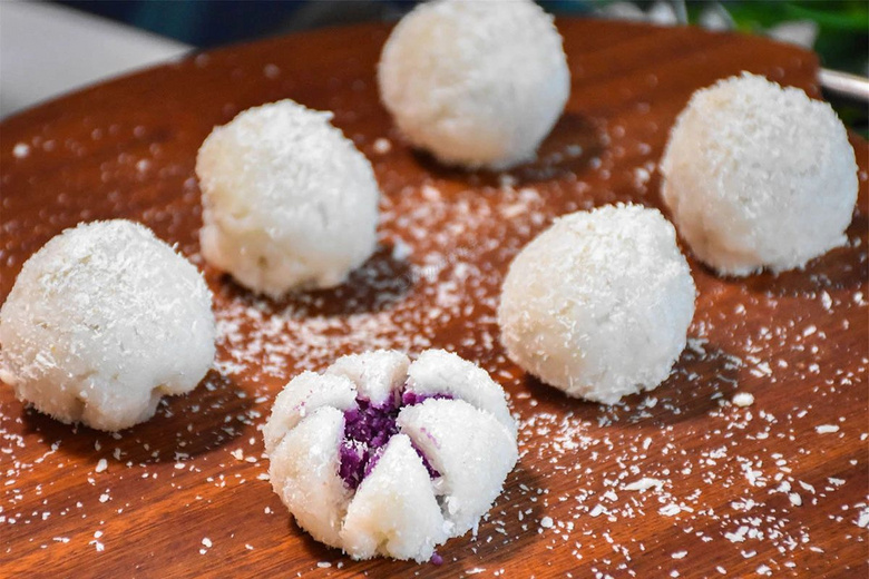 超级软糯有嚼劲的麻薯美食来啦每一口都糯叽叽实在太喜欢了