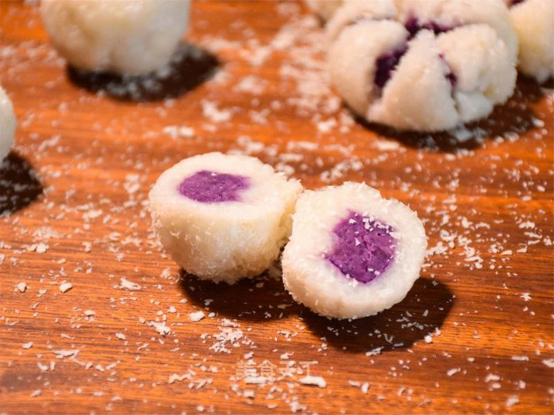 超级软糯有嚼劲的麻薯美食来啦每一口都糯叽叽实在太喜欢了