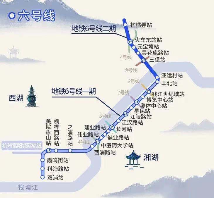 富阳地铁4号线线路图图片