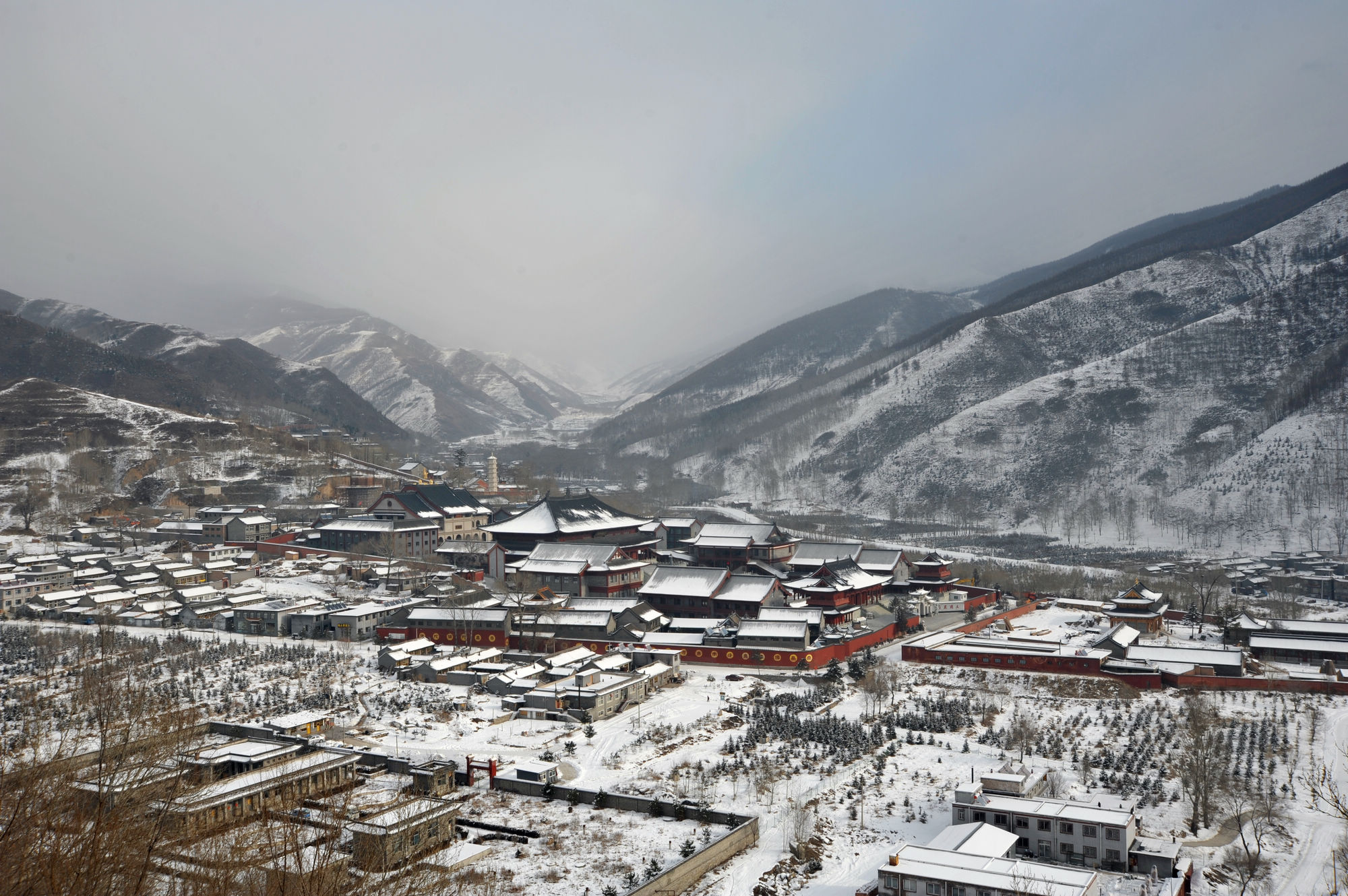 五台山雪景-边走边拍-杭州19楼