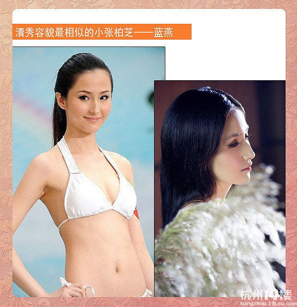 【外貌协会】娱乐圈中N版小张柏芝谁最靓