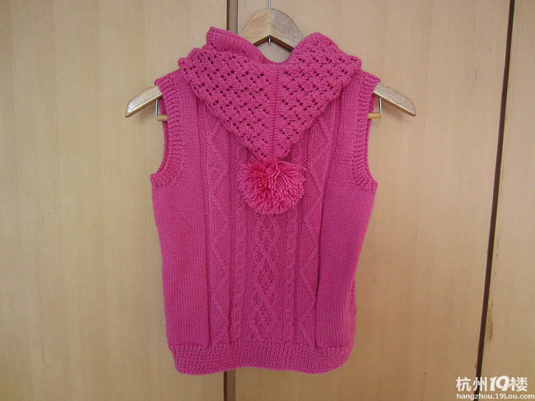 温暖牌7岁小公主手工毛衣(连帽衫和韩版上衣)