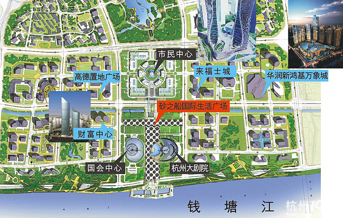 原来有免费巴士坐啊-砂之船-购物消费-杭州19楼