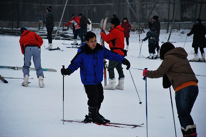 冰天雪地--安吉天荒坪滑雪场-手机随手拍-杭州