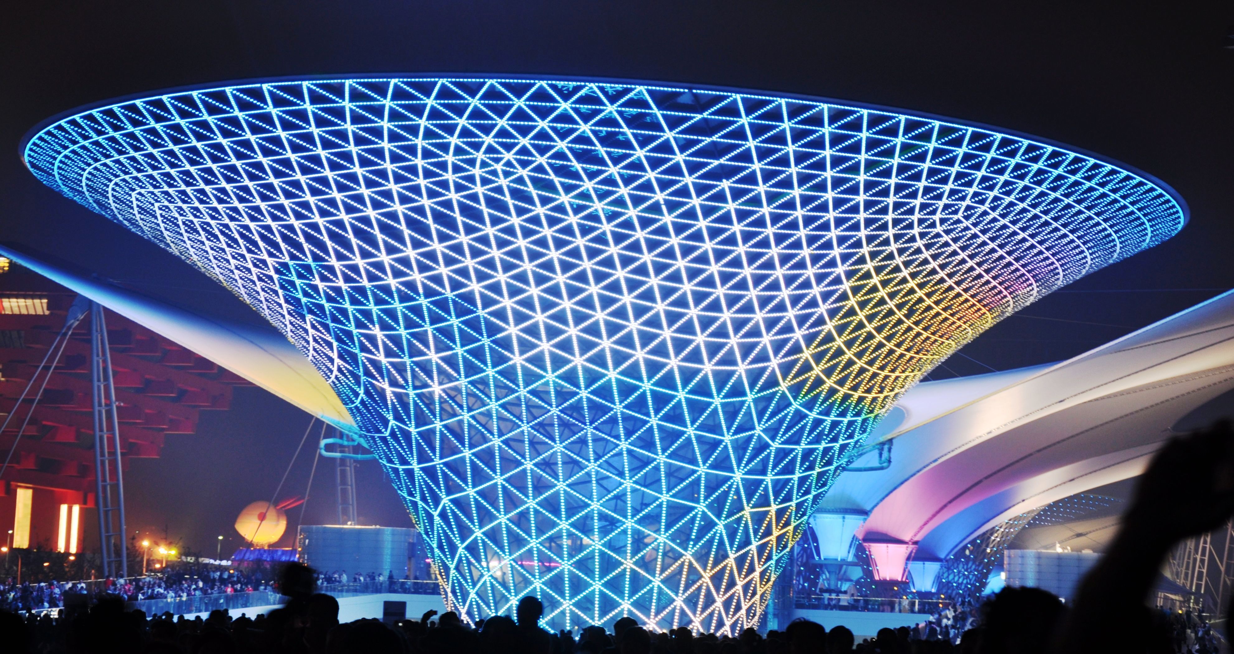 欣赏上海世博会部分展馆