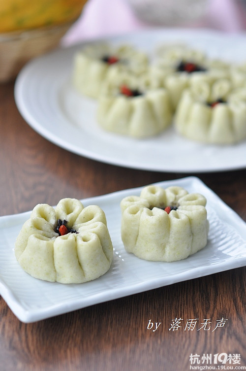 10元菜白雪黑糯米黑米菊花包菊花包详尽包法