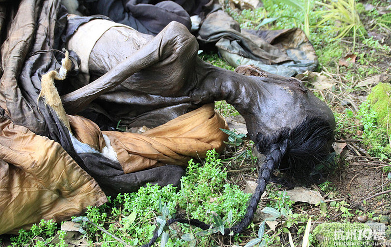 福建一清朝官员坟墓被盗遗体被丢弃高清组图
