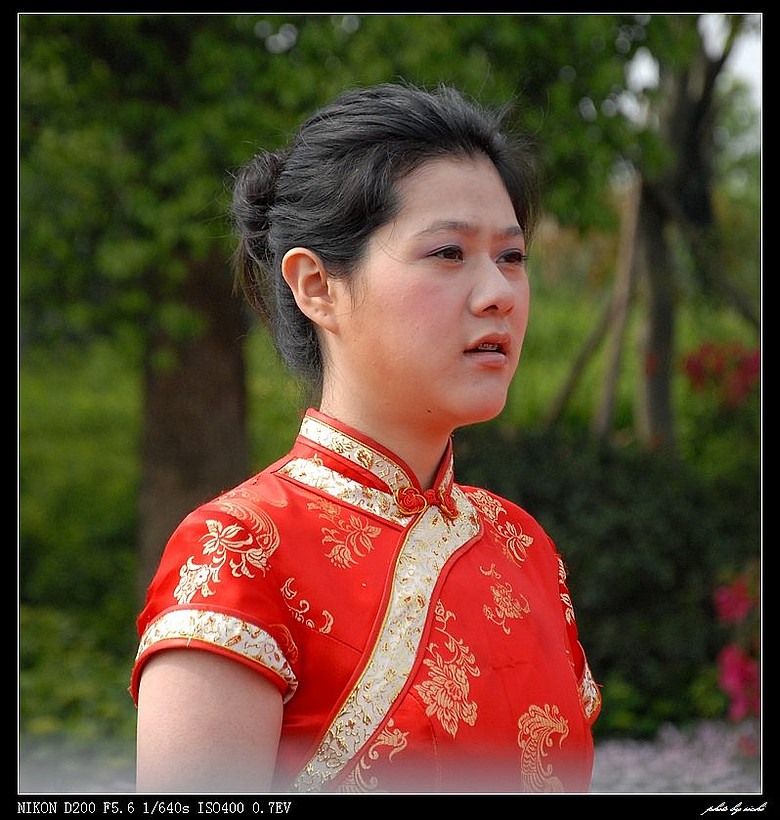 【原创】花朝节开幕式上的迎宾美女【人像摄影篇】