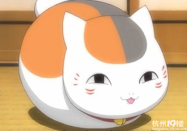 猫老师的真身!出自日本动画片 夏目友人帐 很好看的动画片呐