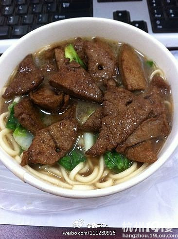 【美食排行榜第五期】杭州哪里的猪肝面最好吃？
