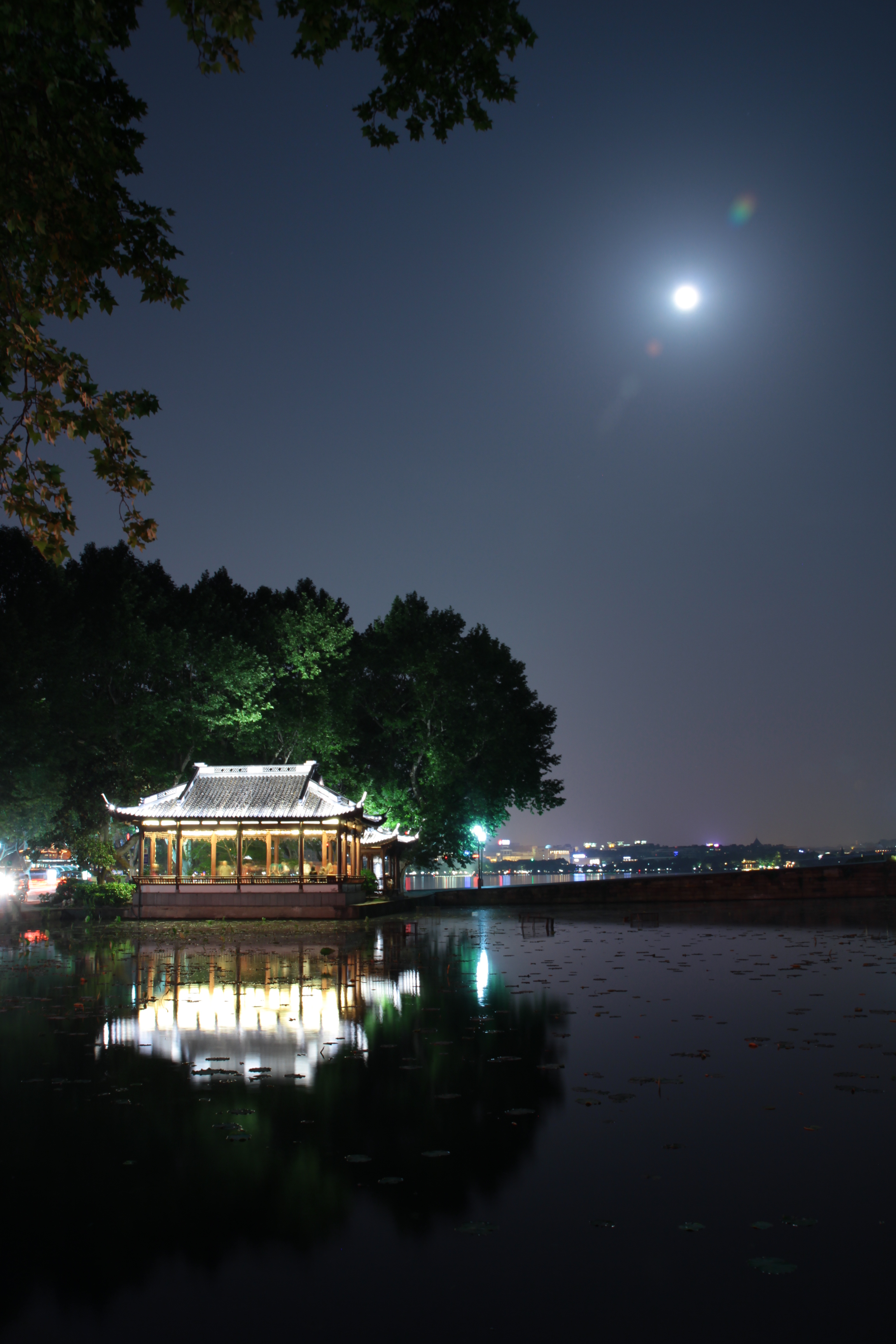 开封西湖夜景图片图片