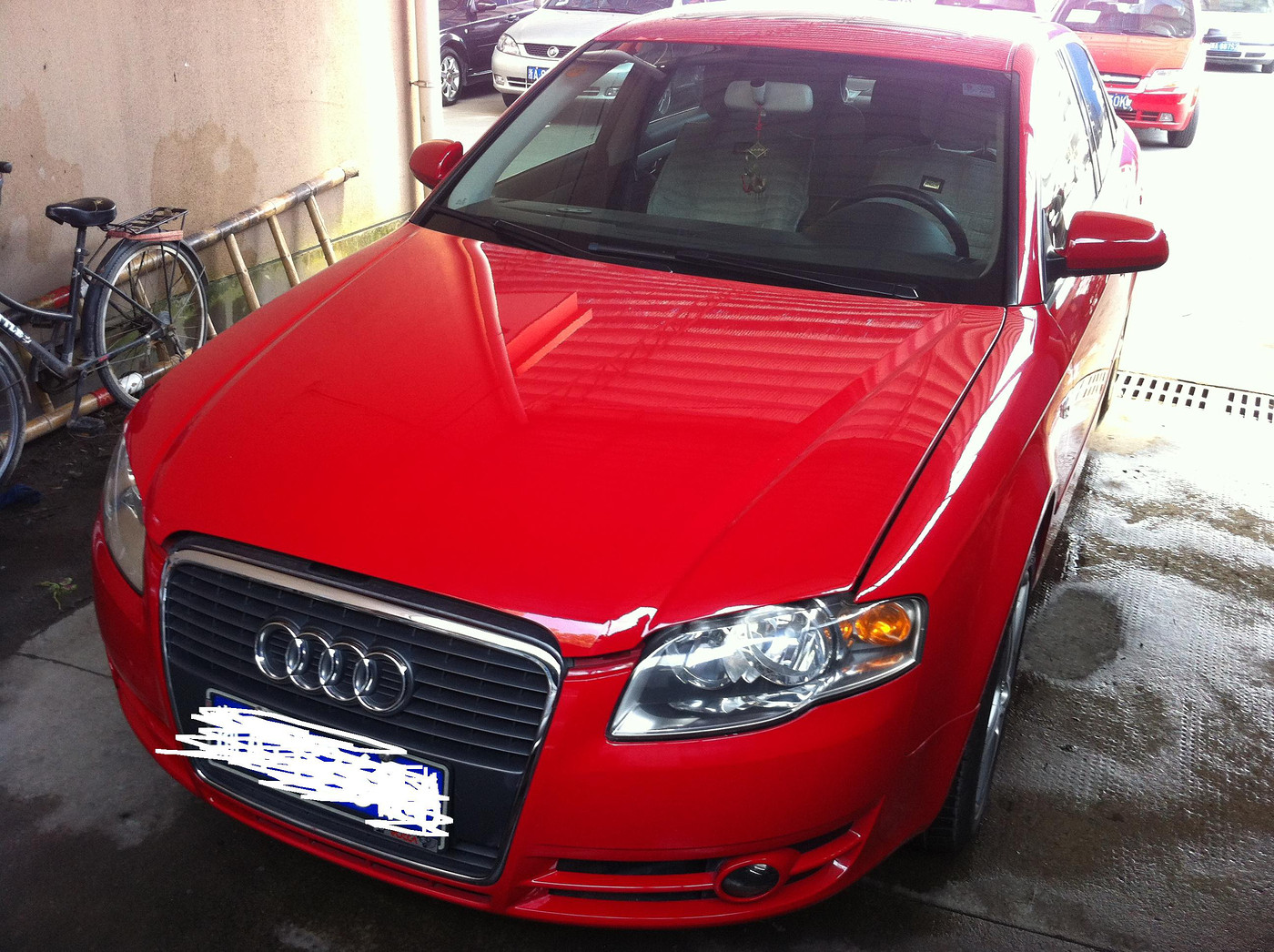 杭州 奥迪a4 2007年8月 2 手自一体 深红