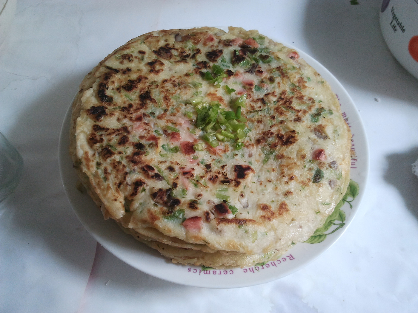 第一次尝试做的饼和家常菜 亮个像 更新中.