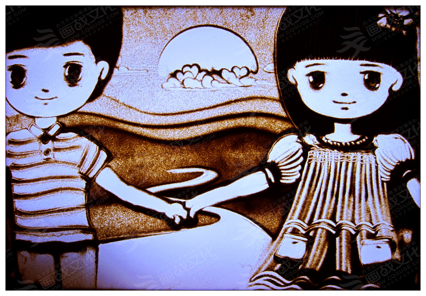 婚礼创意沙画,演绎不一样的婚礼