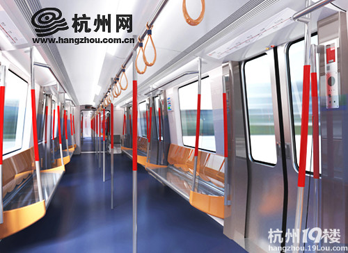 杭州地铁2号线车辆信号系统落定 车厢空间比1号线大 （图）