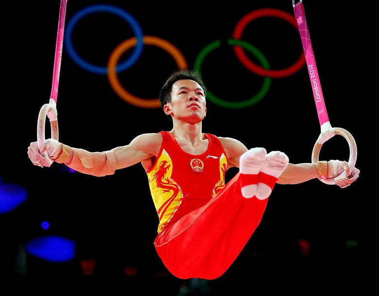 男子团体体操 陈一冰,冯喆,郭伟阳,张成龙,邹凯 中国奥运第九金-明星