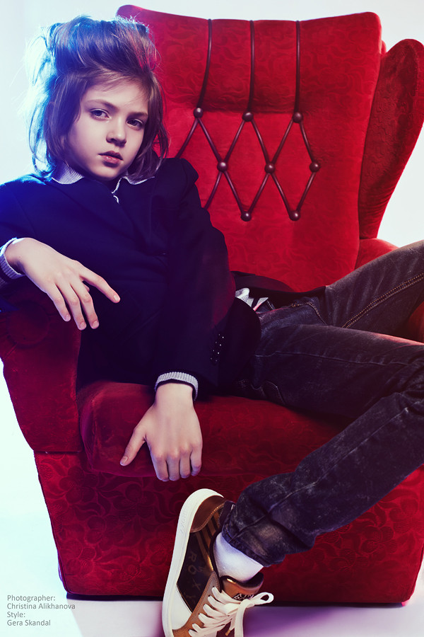 俄罗斯10岁小男模 长大了还得了啊