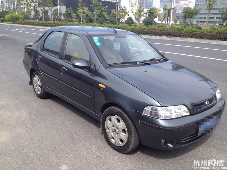 杭州牌照03年菲亚特带商业险2万低价卖