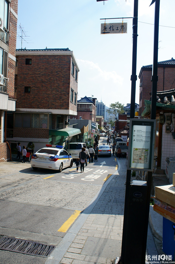 韩国街道 真实照片图片