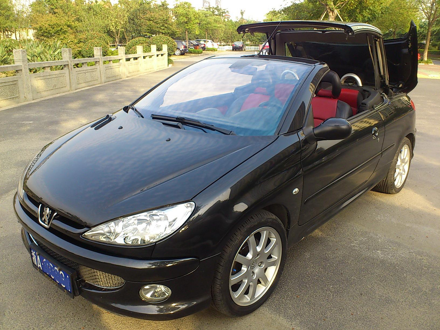 标致206cc敞篷车!