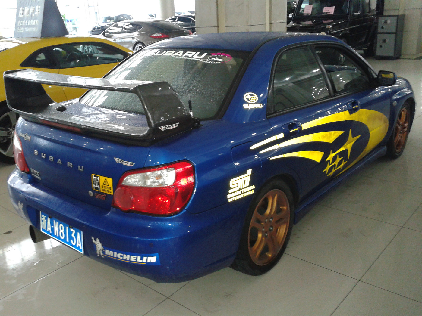斯巴鲁 经典八代sti 性能跑车