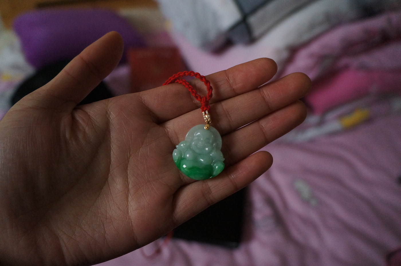 张铁军翡翠佛挂件求估价