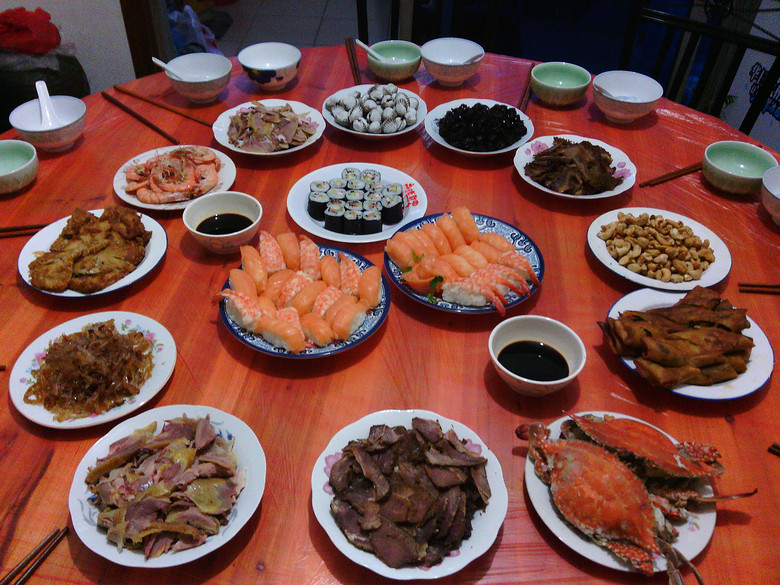 婆婆家年夜饭部分冷盘