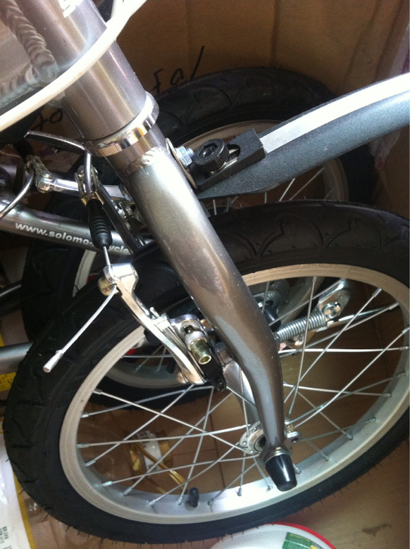 出售所罗门折叠自行车