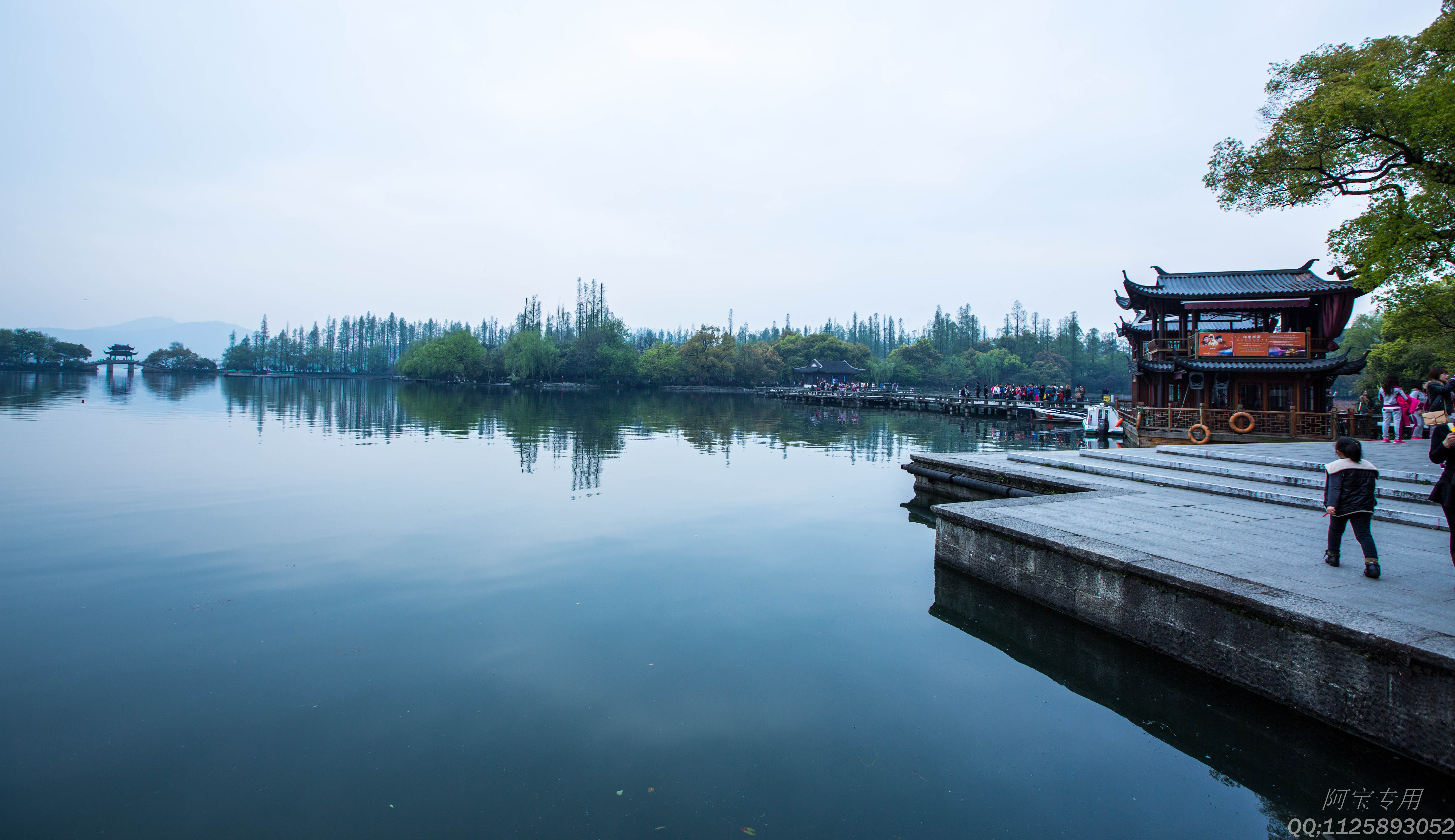 杭州西湖美景 摄影图片