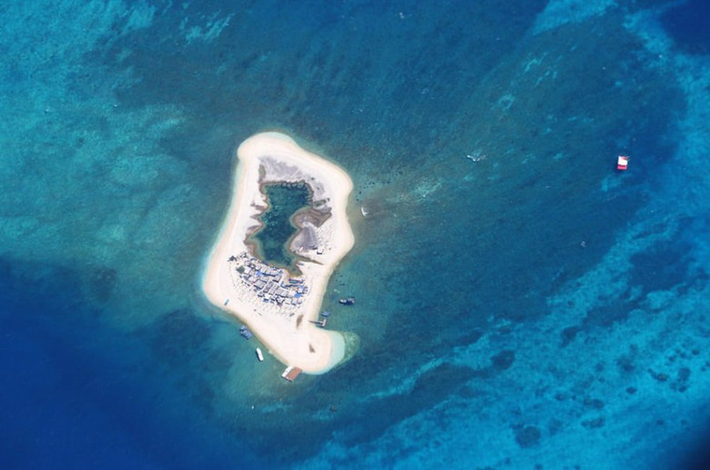 航拍三沙市,海南三沙航拍,空中俯瞰三沙市人民政府驻地永兴岛