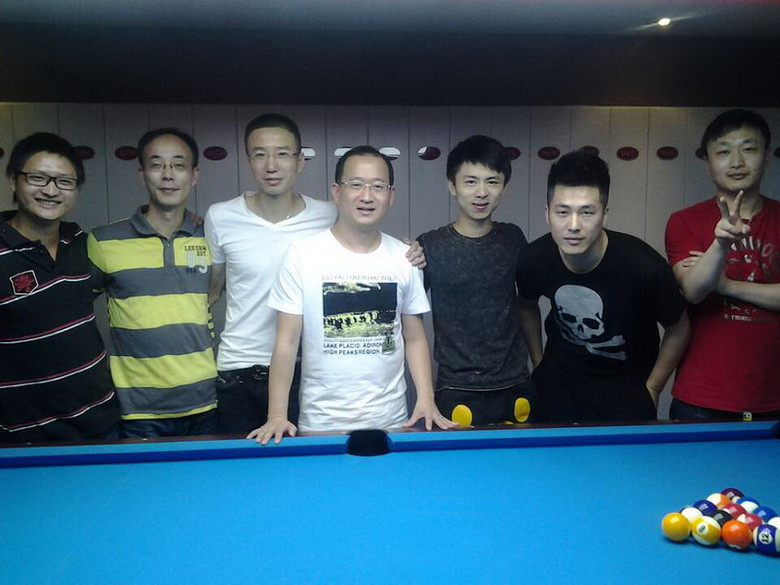 第二届杭州台球俱乐部对抗赛 汇友 VS 酒球会 照片贴