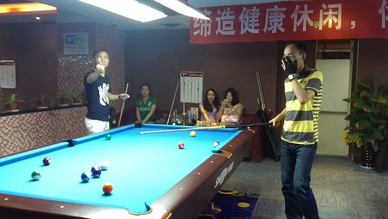 第二届杭州台球俱乐部对抗赛 汇友 VS 酒球会 照片贴