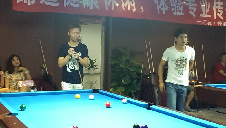 第二届杭州台球俱乐部对抗赛 汇友 VS 酒球会 照片贴