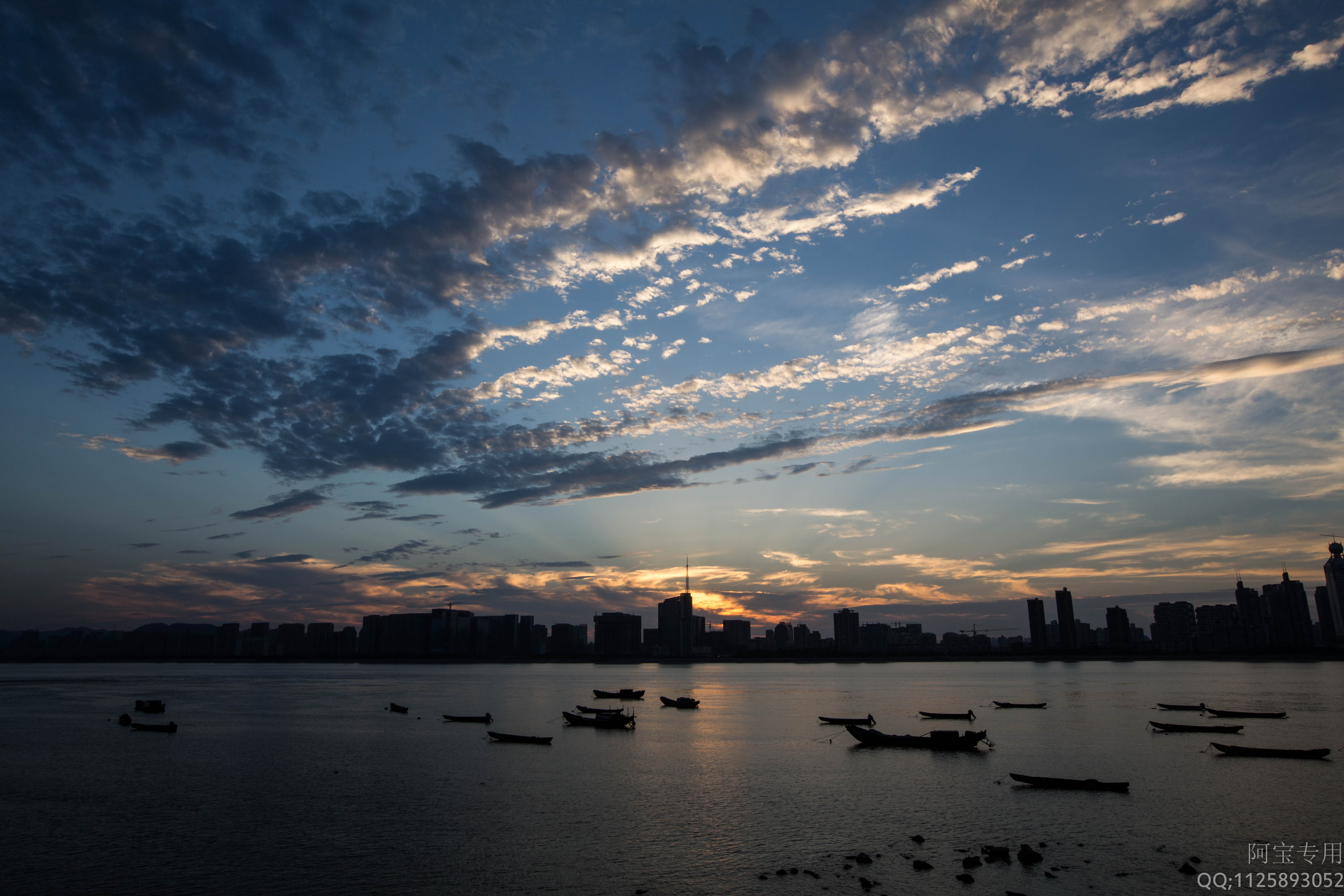 钱塘江晚霞-风景照-19摄区-杭州19楼