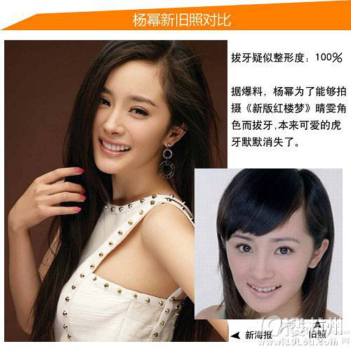 《小时代》陷差评 详解杨幂假脸进化
