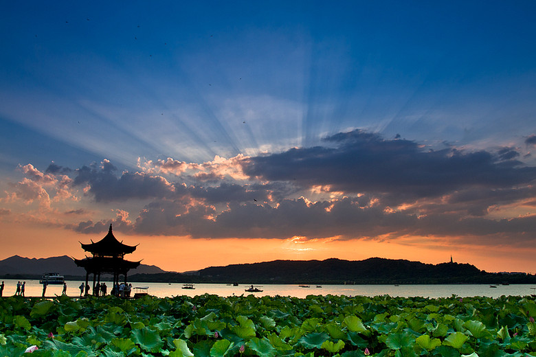 杭州昨天的晚霞真是美爆了