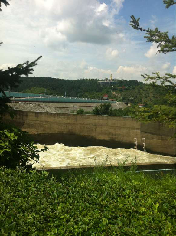 石头口门水库就要到了