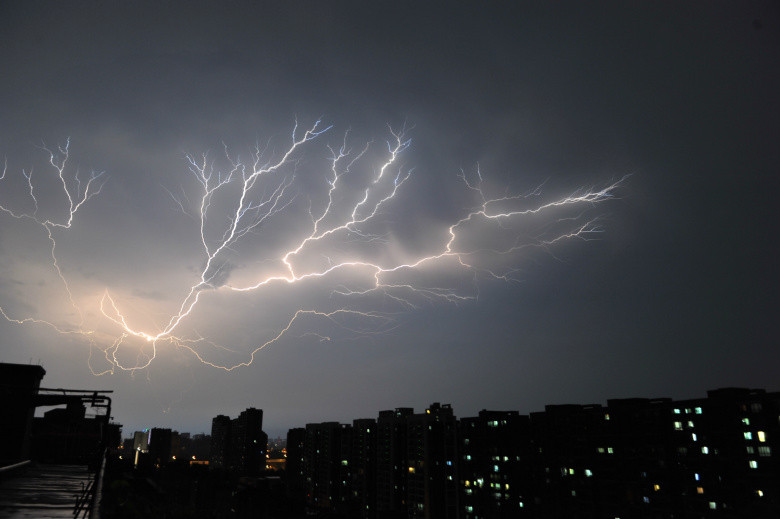 近日的天气风云变幻,气象万千啊!