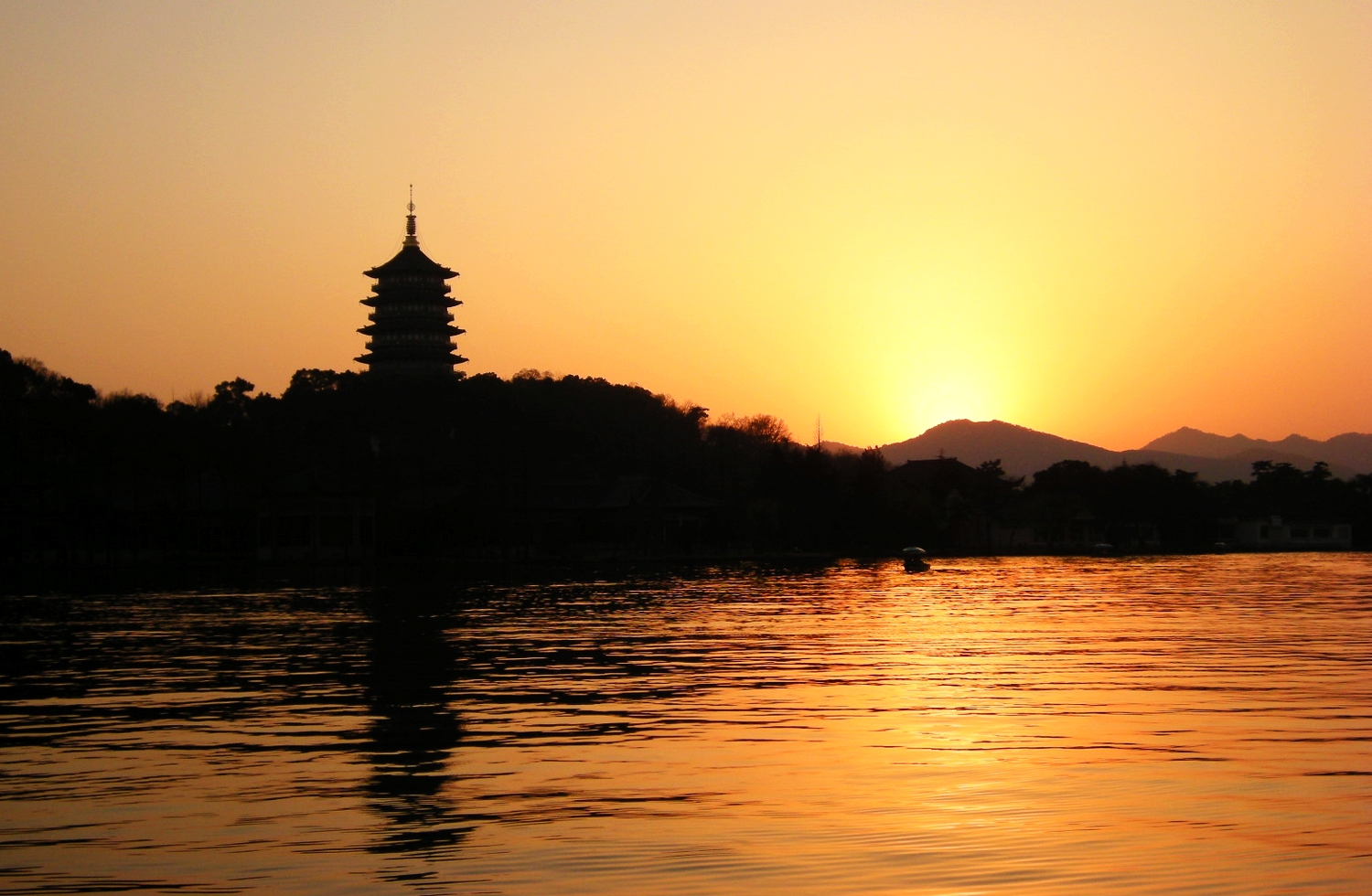 西湖雷峰夕照-风景照-19摄区-杭州19楼