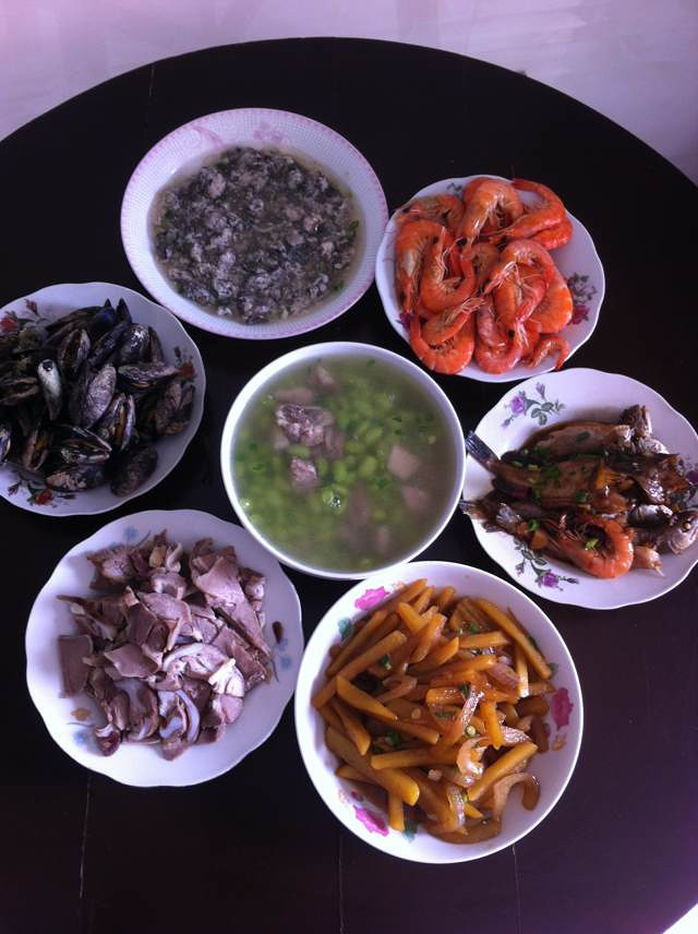 靠海吃海 舟山渔民家庭的普通菜-家常菜-19楼私房菜-杭州19楼