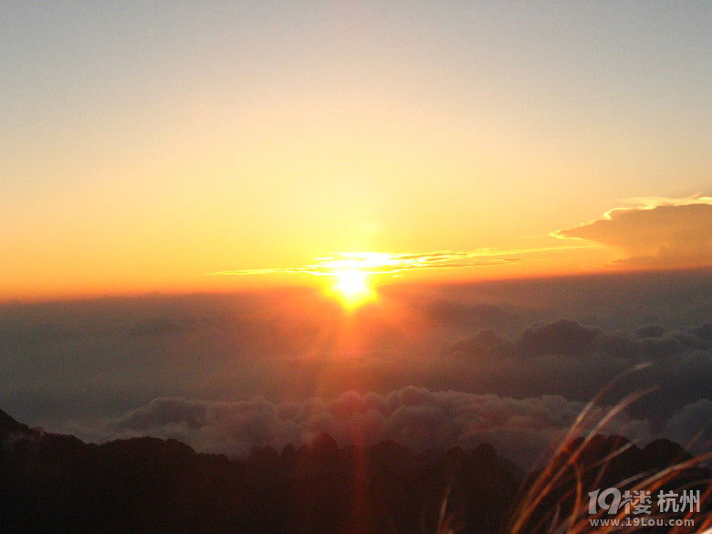 8月份的黃山旅游