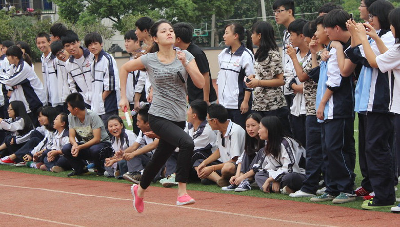 今上午良渚职高24届校运会顺利闭幕