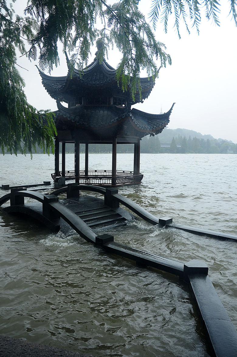 《西湖水满》-我在现场-手机随手拍-杭州19楼