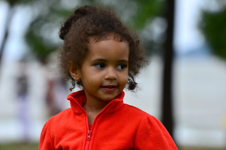 懒懒的午后~~~可爱的小老外@宁波,东钱湖