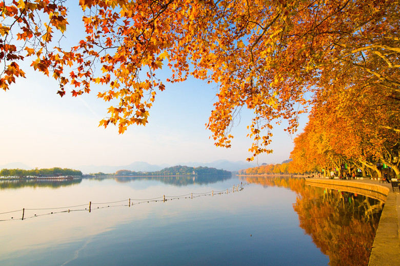 西湖北山寻梦之秋