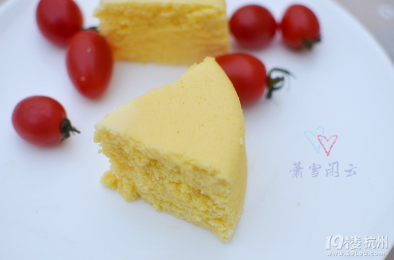 【萧雪闲云】蒸出来的酸奶蛋糕