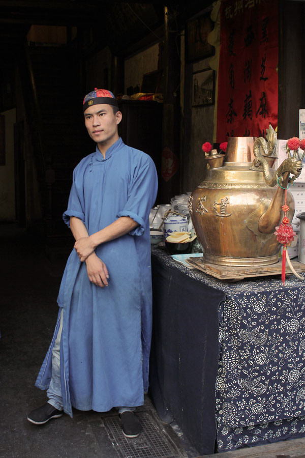 河坊街茶馆店小二