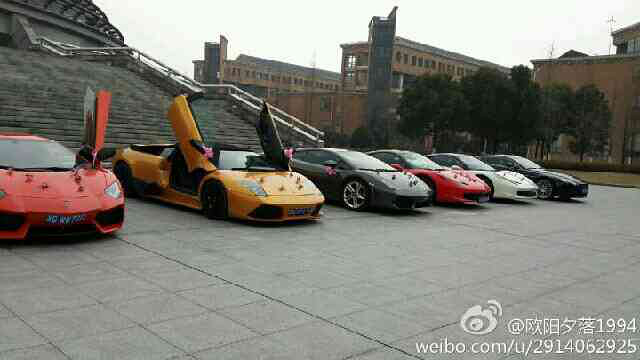 浙工校友回校拍结婚照高大上婚车惊呆小伙伴